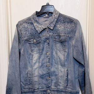 Roz & Ali jean jacket sz 22/24
